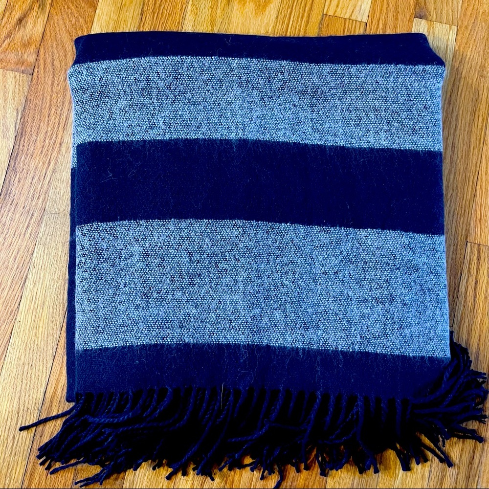 Long Tall Sally soft NWOT acrylic & wool, navy poncho